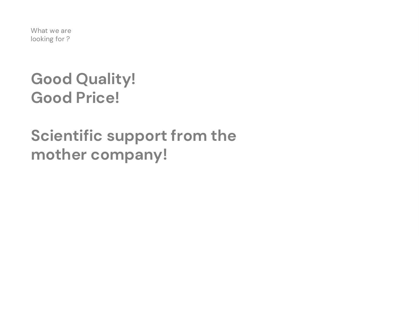 Hayam Group quality price and scientific support page